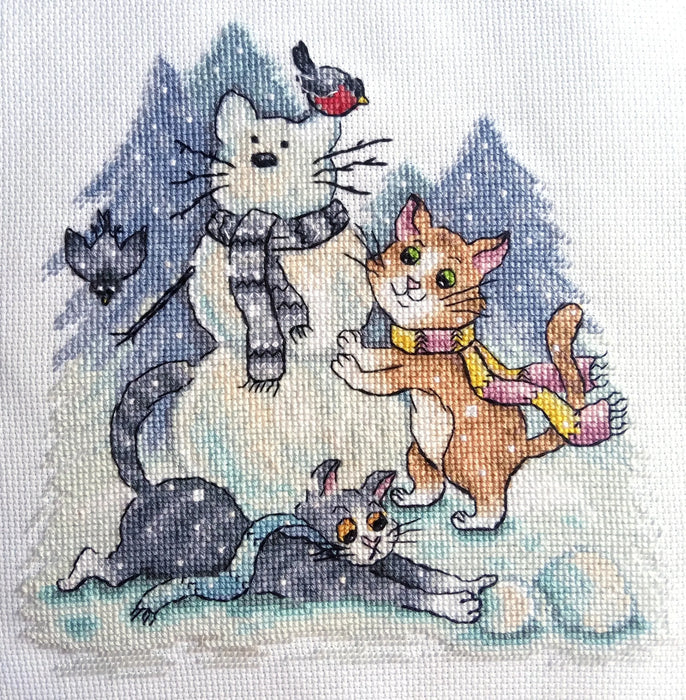 Ginger & Ash. January - PDF Cross Stitch Pattern