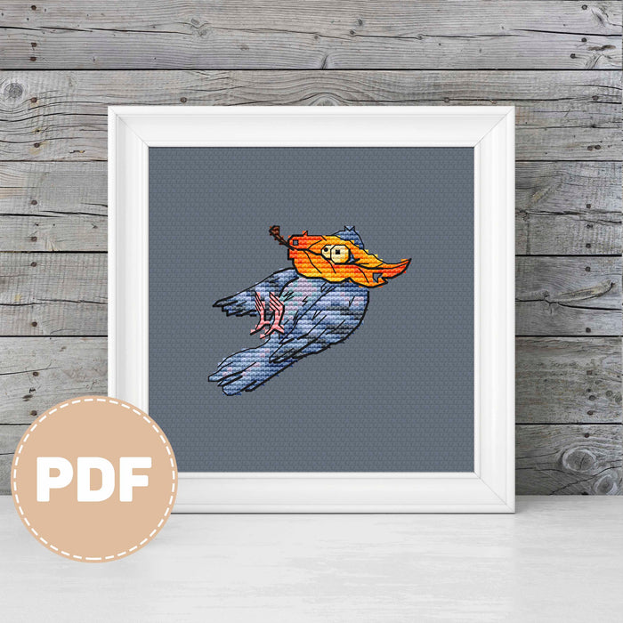 Pigeon 3 - PDF Cross Stitch Pattern