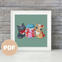 Jar of Sweets - PDF Cross Stitch Pattern