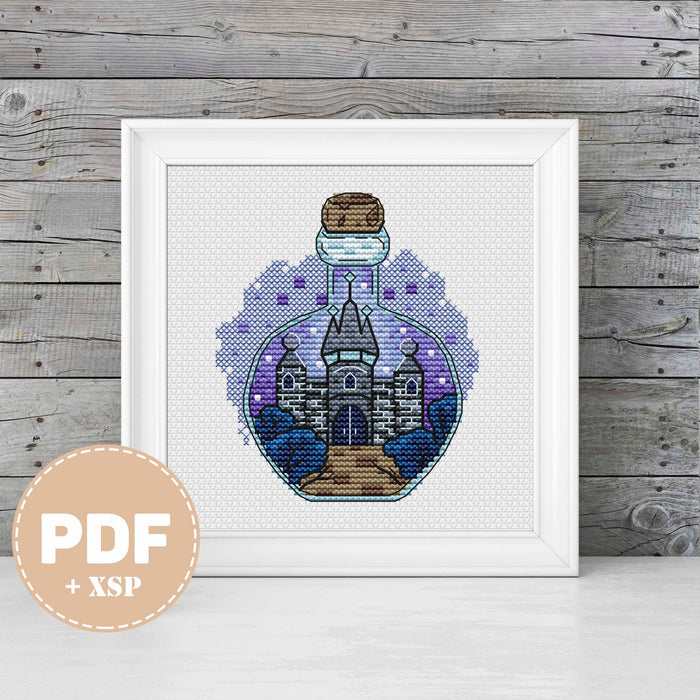 Magic in a bottle - PDF Cross Stitch Pattern