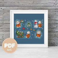 Adventures of the Bear - PDF Cross Stitch Pattern