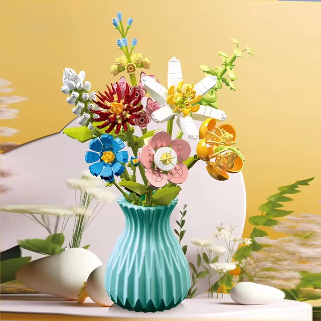 Constructor flower bouquet in a vase F07M9-5(109)