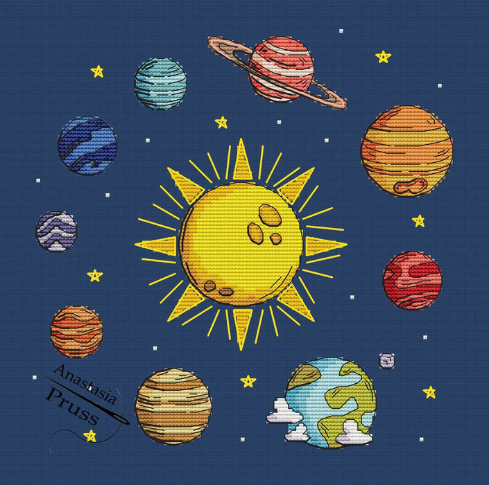 Space - PDF Cross Stitch Pattern