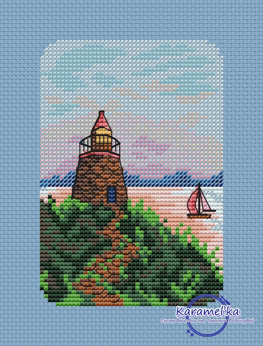 Sunset - PDF Cross Stitch Pattern