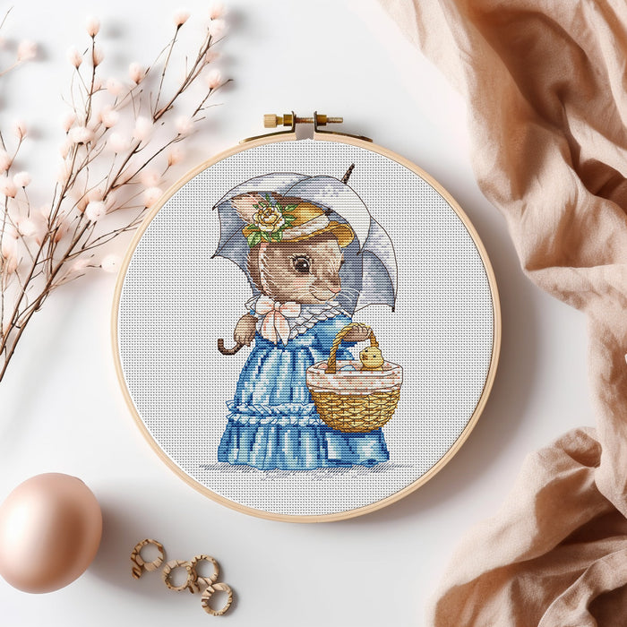 Bunny and Chick - PDF Cross Stitch Pattern