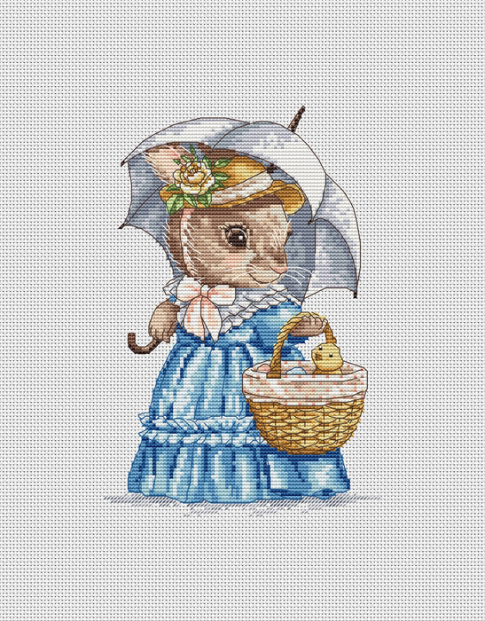 Bunny and Chick - PDF Cross Stitch Pattern