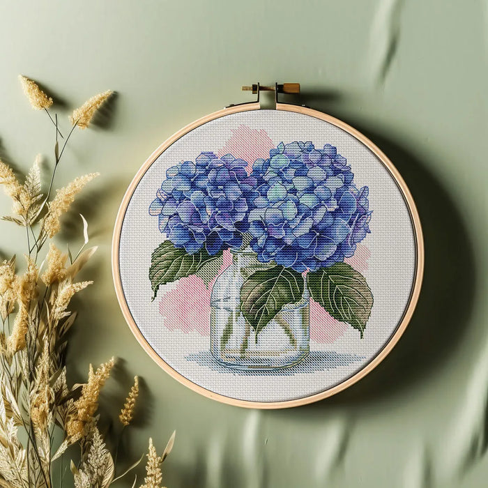 Hydrangea - PDF Cross Stitch Pattern