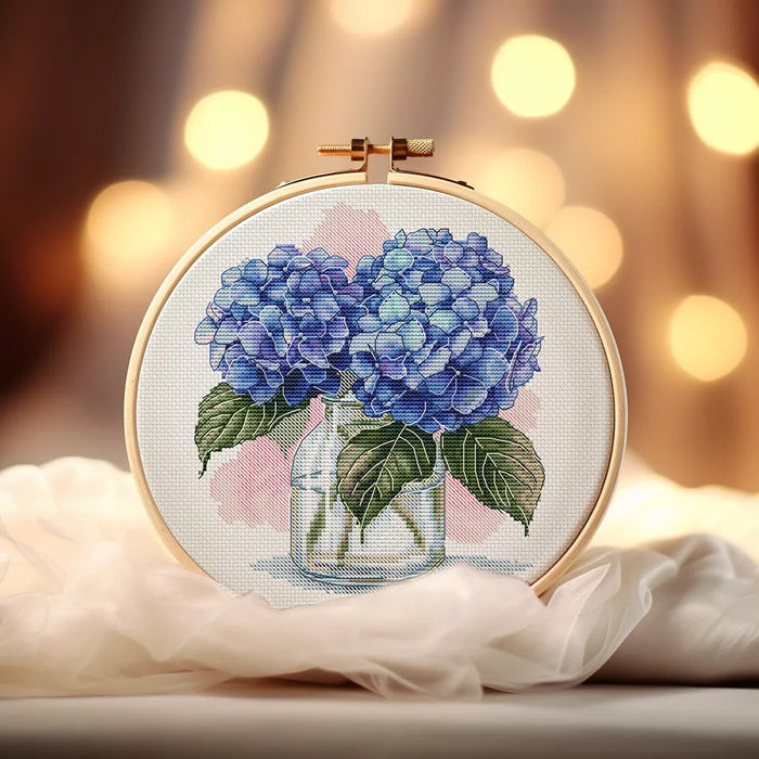 Hydrangea - PDF Cross Stitch Pattern