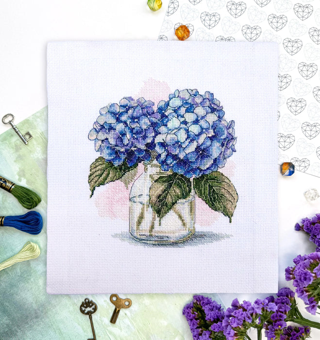 Hydrangea - PDF Cross Stitch Pattern