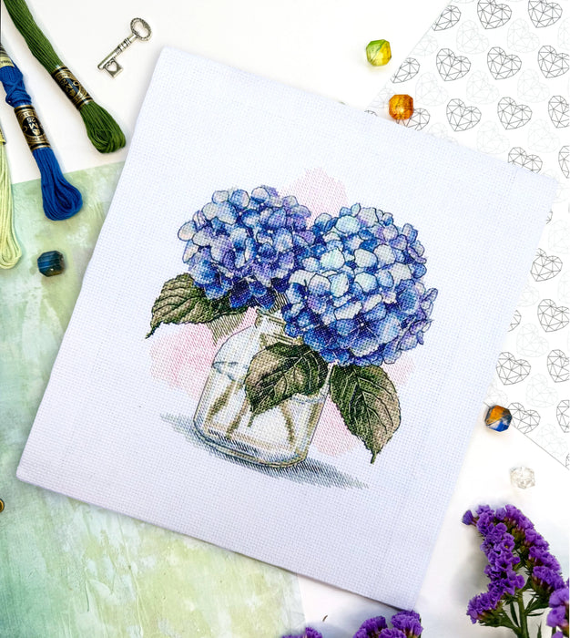 Hydrangea - PDF Cross Stitch Pattern