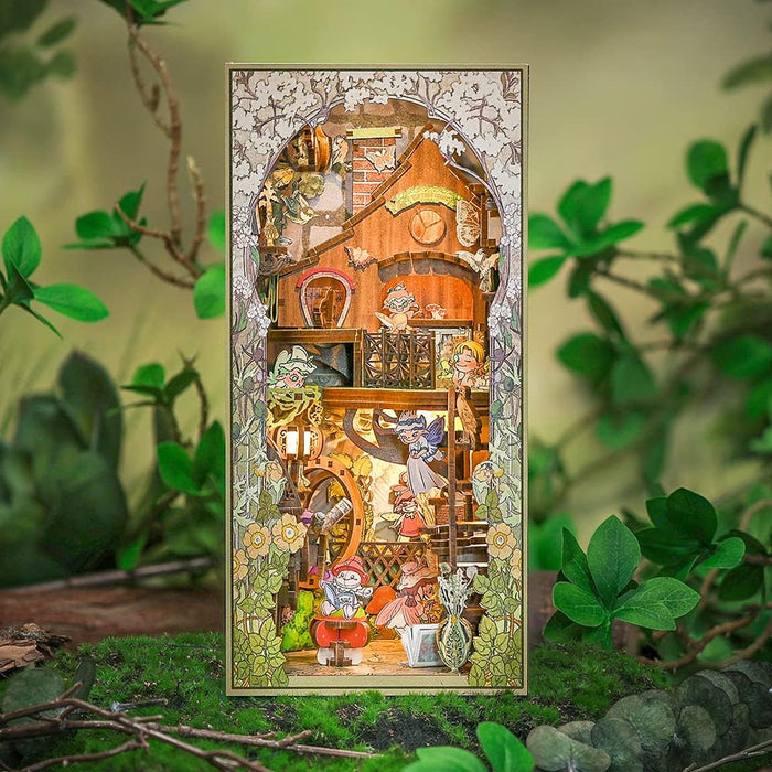 Book Nook Wizardi Miniature - Elven Paradise Roombox Kit