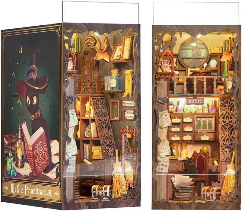 Book Nook Wizardi Miniature - Magic Pharmacist Roombox Kit