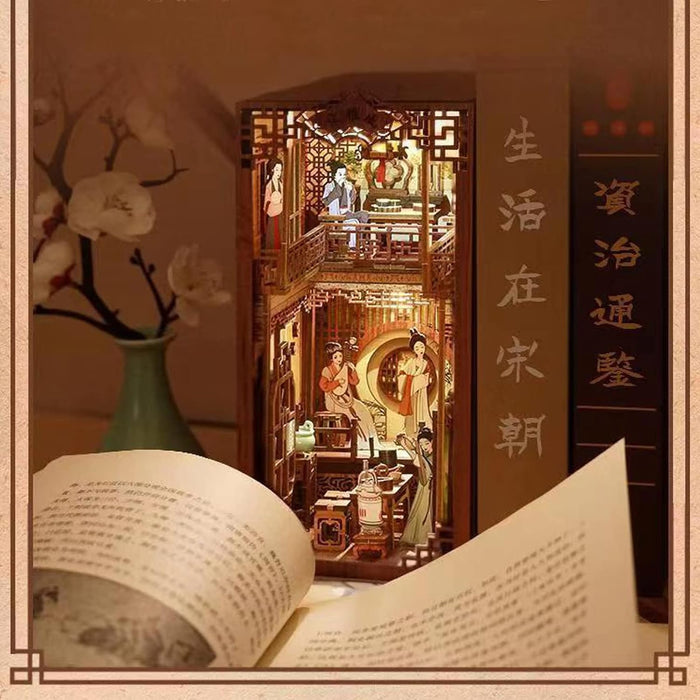 Book Nook Wizardi Miniature - Elegant Song Dynasty Roombox Kit