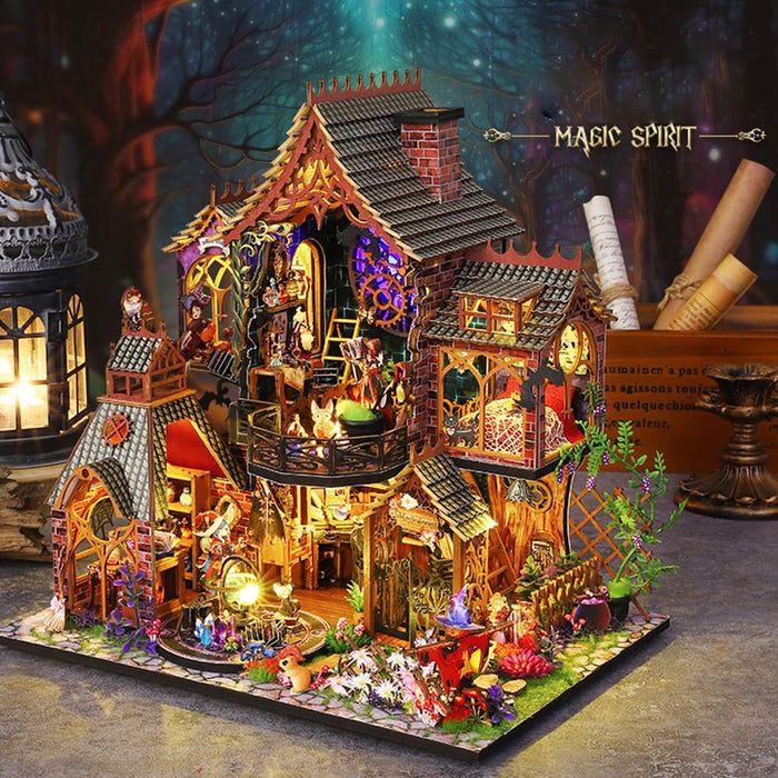 Miniature Wizardi Roombox Kit - Magic Forest Dollhouse Kit