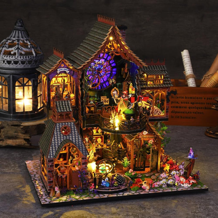 Miniature Wizardi Roombox Kit - Magic Forest Dollhouse Kit