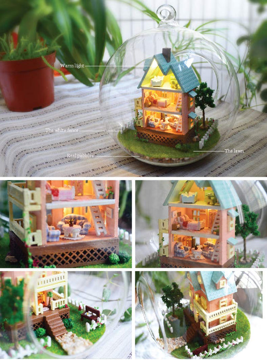 Miniature Wizardi Roombox Kit - Mini House Dollhouse Kit