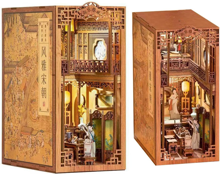 Book Nook Wizardi Miniature - Elegant Song Dynasty Roombox Kit