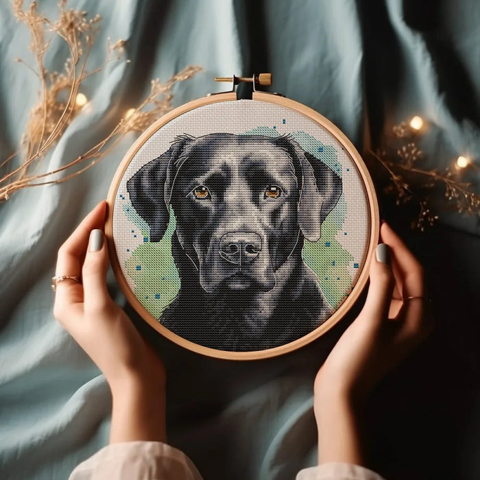 Black Labrador - PDF Cross Stitch Pattern