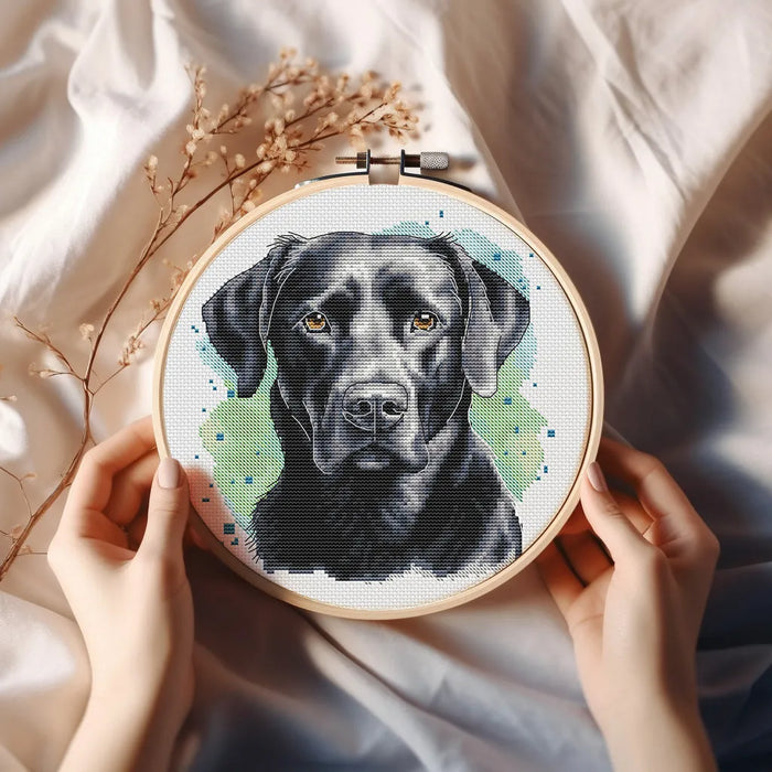 Black Labrador - PDF Cross Stitch Pattern