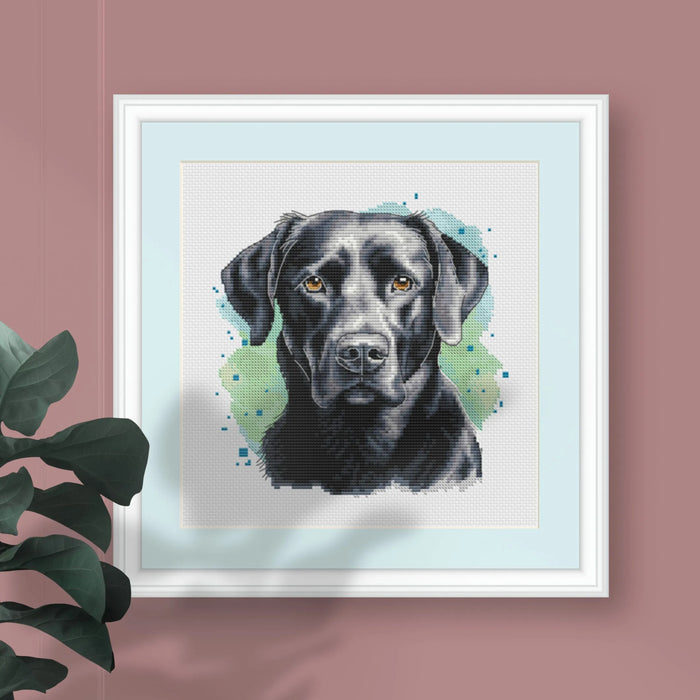 Black Labrador - PDF Cross Stitch Pattern