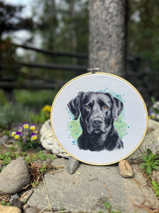 Black Labrador - PDF Cross Stitch Pattern