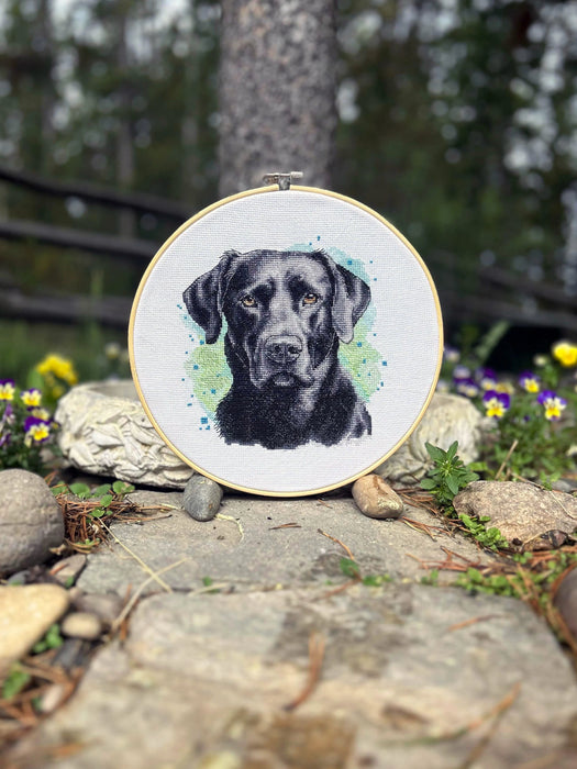 Black Labrador - PDF Cross Stitch Pattern