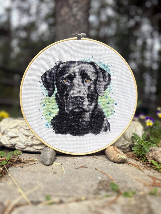 Black Labrador - PDF Cross Stitch Pattern