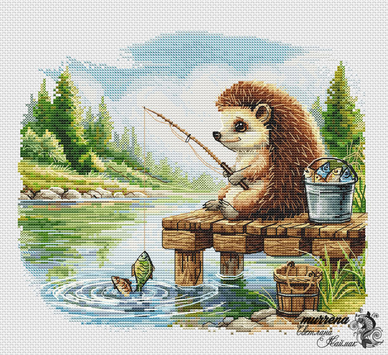 Little Fisherman - PDF Cross Stitch Pattern