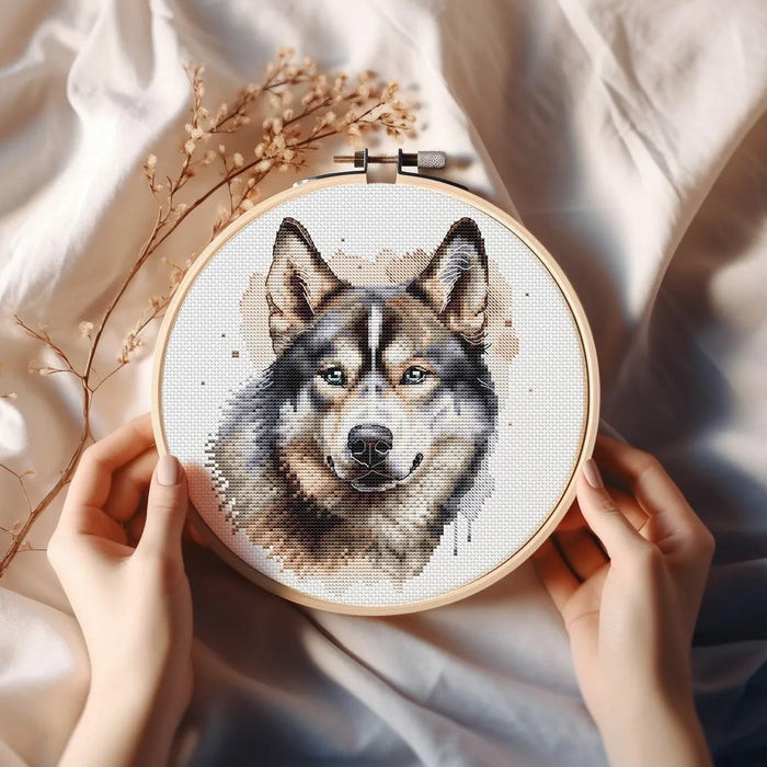 Husky Comb - PDF Cross Stitch Pattern