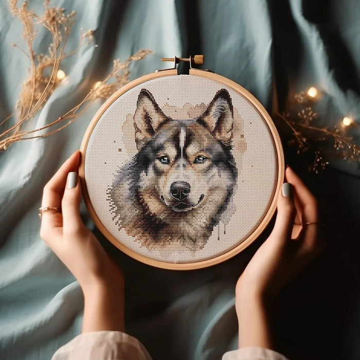 Husky Comb - PDF Cross Stitch Pattern