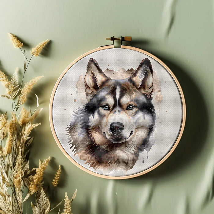 Husky Comb - PDF Cross Stitch Pattern