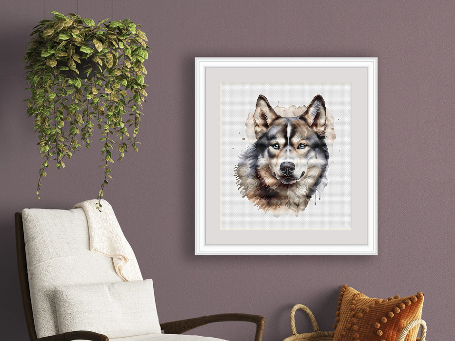 Husky Comb - PDF Cross Stitch Pattern