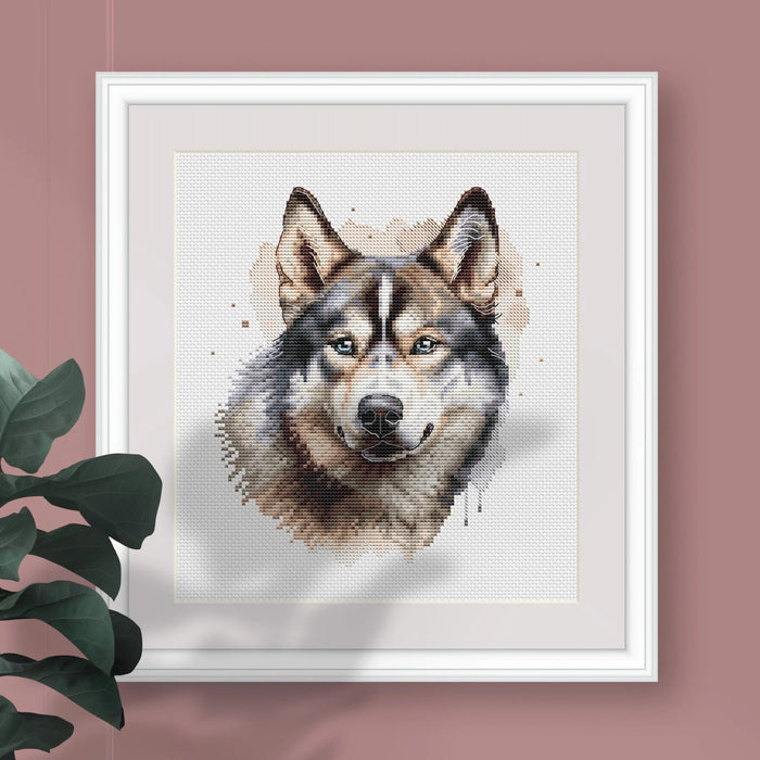 Husky Comb - PDF Cross Stitch Pattern