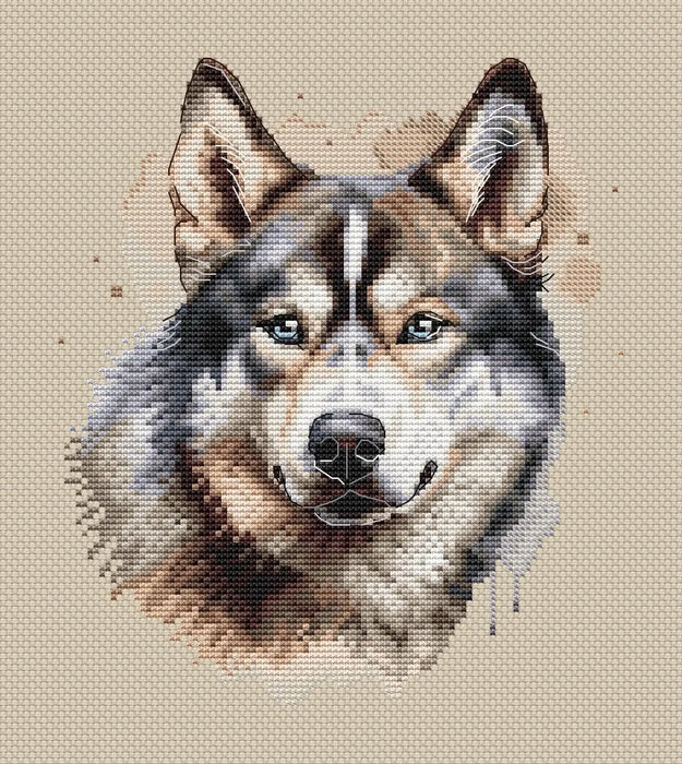 Husky Comb - PDF Cross Stitch Pattern