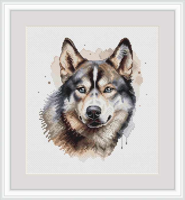 Husky Comb - PDF Cross Stitch Pattern