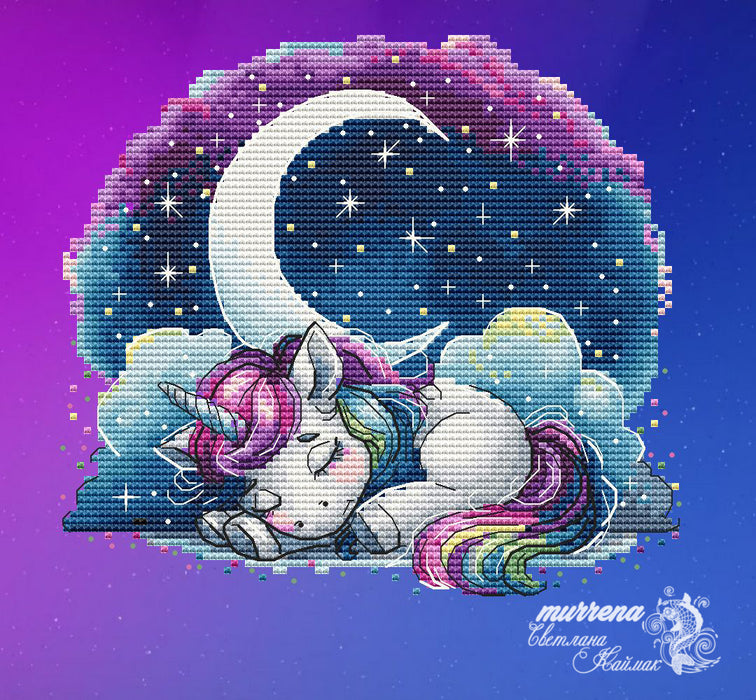 Bright dreams - Free PDF Cross Stitch Pattern