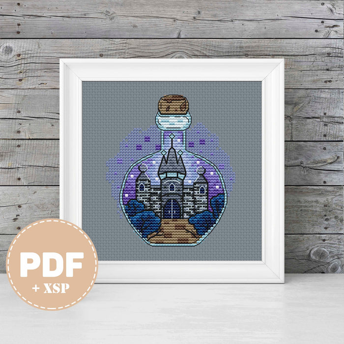 Magic in a bottle - PDF Cross Stitch Pattern