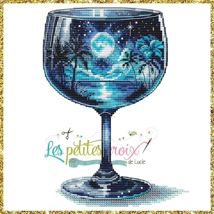 Night cocktail - PDF Cross Stitch Pattern