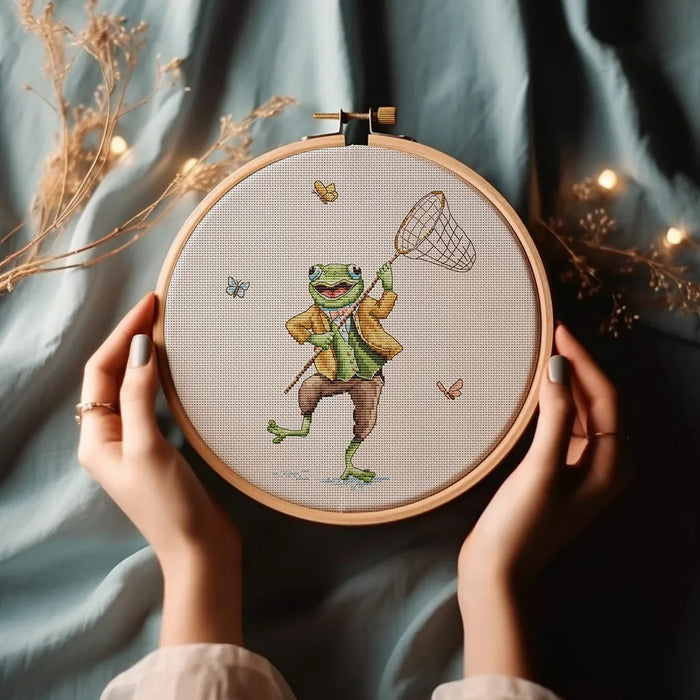 Funny Frog - PDF Cross Stitch Pattern