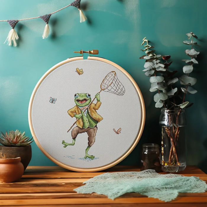 Funny Frog - PDF Cross Stitch Pattern