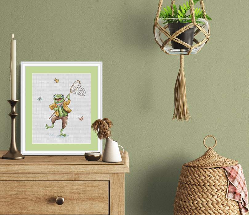 Funny Frog - PDF Cross Stitch Pattern