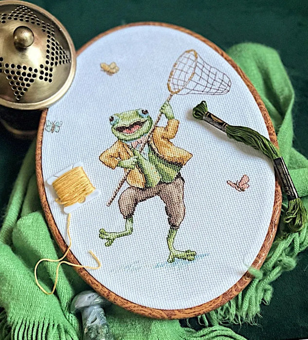 Funny Frog - PDF Cross Stitch Pattern