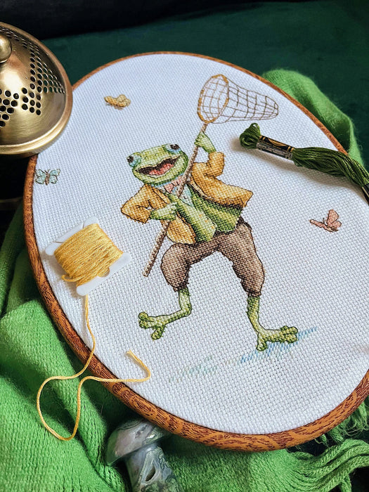 Funny Frog - PDF Cross Stitch Pattern