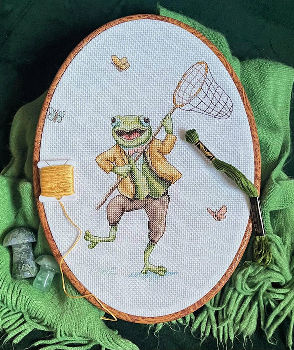 Funny Frog - PDF Cross Stitch Pattern