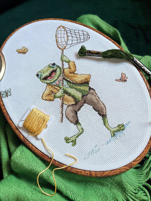 Funny Frog - PDF Cross Stitch Pattern