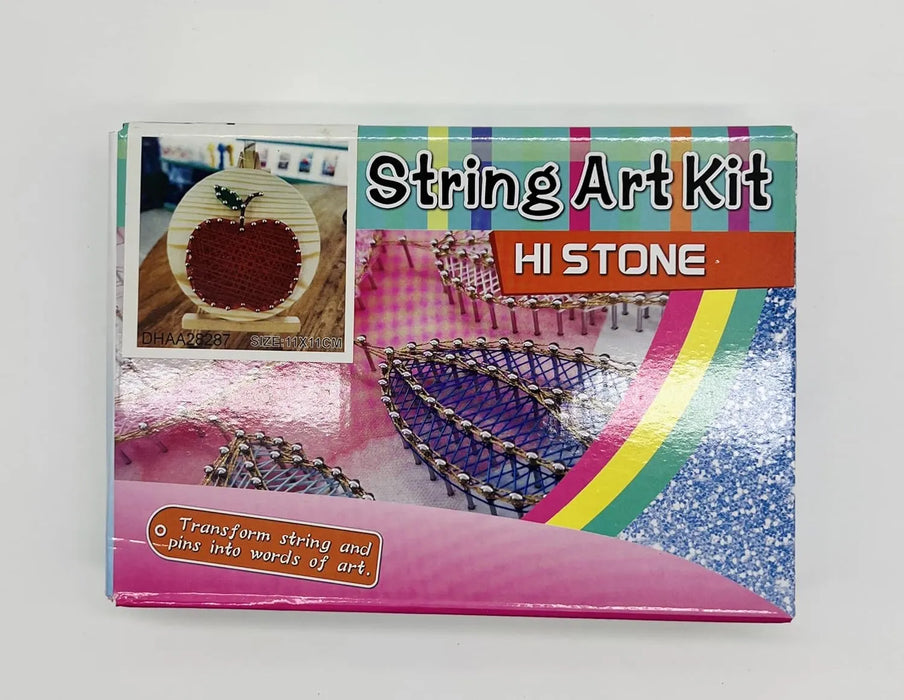 Apple String Art Kit with Stand. Simple Decorative DIY String Art Craft Kit M1-4 DHAA28297