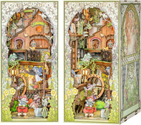 Book Nook Wizardi Miniature - Elven Paradise Roombox Kit