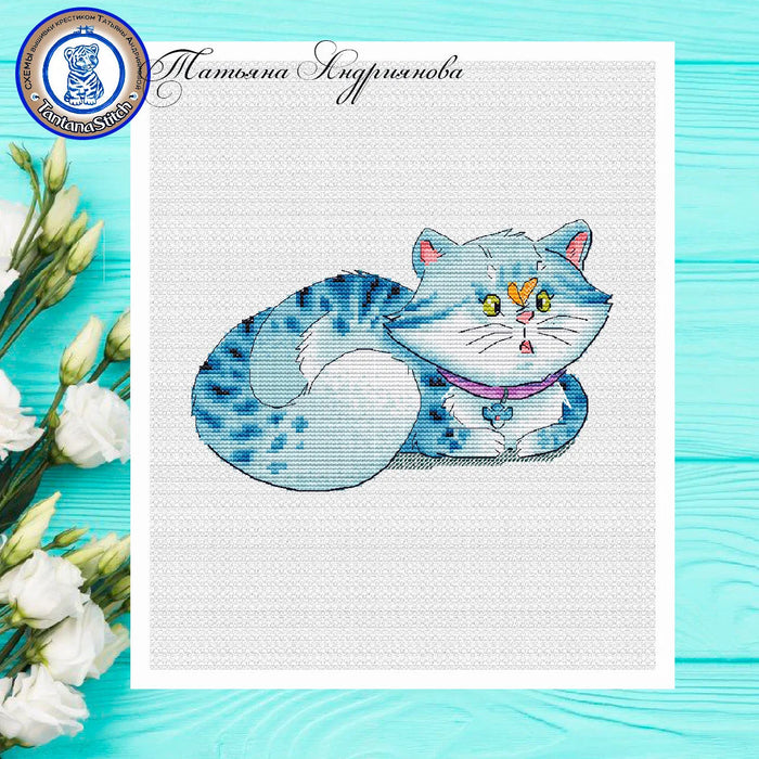 Surprised Murka - PDF Cross Stitch Pattern