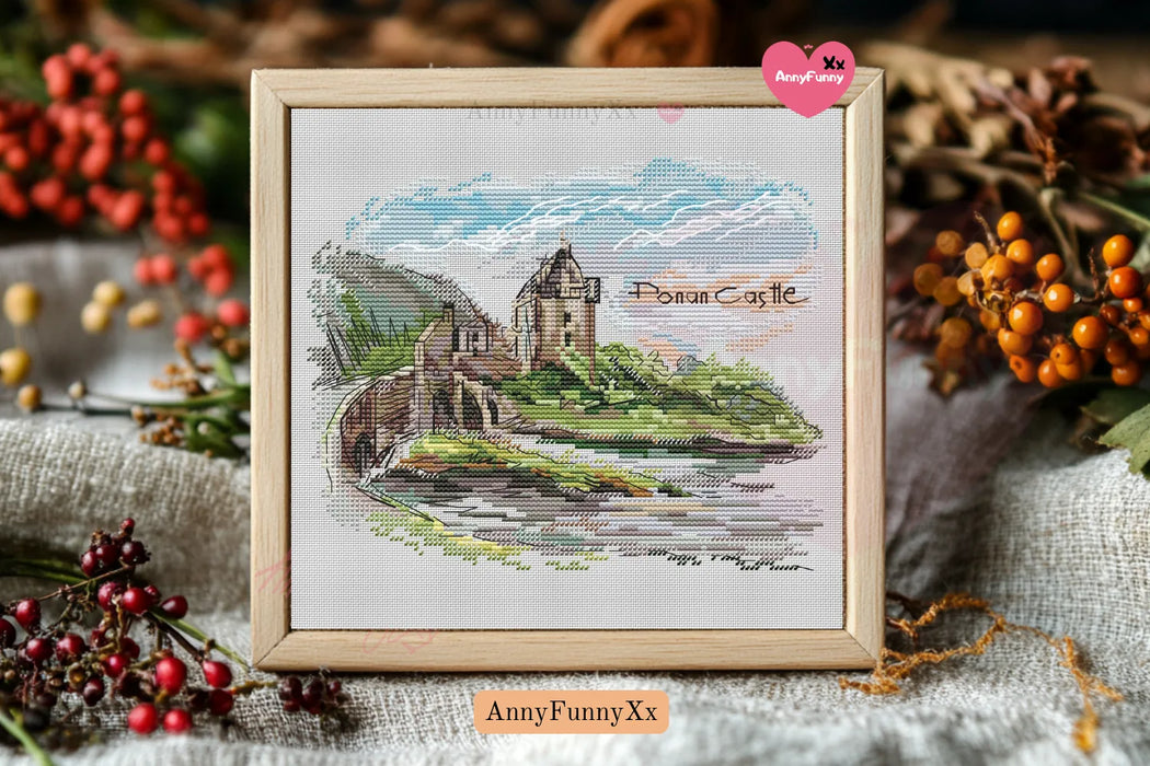 Donan Castle - PDF Cross Stitch Pattern