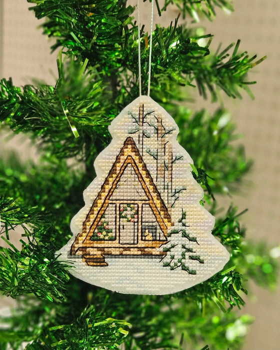 New Year's house - PDF Cross Stitch Pattern